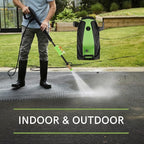 5000PSI Electric Pressure Washer with 33FT Hose 4.0GPM Power Washers Electric Powered Professional High Pressure Cleaner Machine, Foam Cannon, 4 Tips, powerwashers for Home Cars, Green