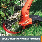 Worx String Trimmer Cordless & Edger 20V 10" Weed Trimmer PowerShare (Battery & Charger Included) WG154