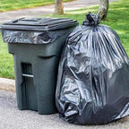 55-60 Gallon Trash Bags, 150 Count Bulk, Black Heavy Duty Garbage bags, Multi-purpose Trash Can Bin Liners for Business Home Commercial, Industrial Contractors, Storage, Outdoor