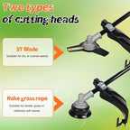 52CC Gas Lawn Mower - Powerful 2-Stroke Yard Trimmer, Durable Gas-Powered Brush Cutter, for Gardening Enthusiasts, DIY Backyard Tool