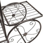 Sorbus® Garden Cart Stand & Flower Pot Plant Holder Display Rack, 6 Tiers, Parisian Style - Perfect for Home, Garden, Patio (Bronze)