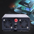 3500W Power Inverter 12V DC to 110V AC Converter with LED Display Dual AC Outlets Dual Fans Radiating for RV, Camp, Boat and Home Emergency Portable Pure Sine Wave Inverter (LED Screen, 3500W 12V)