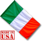US Flag Factory - 3x5 FT Ireland Irish Flag (Pole Sleeve, Sewn Stripes) Outdoor SolarMax Nylon - Premium Quality (3x5 FT Pole Sleeve) - Made in America