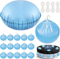 5Ft Pool Pillows with 16PCS Pool Cover Weights, Winter PVC Pool Pillows for Above Ground Pools with Pool Cover Weights for Support & Fix Swimmingpool Covers (5Ft +16PCS)