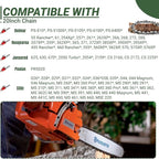 4-Pack 20 Inch Chainsaw Chain,3/8" LP Pitch .050" Gauge 72 Drive Links Compatible with Stihl MS311 MS391, Husqvarna 455(Rancher), Jonsered CS2166, Craftsman, Echo, Poulan, Ryobi, Ego and More