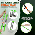 Lineslife 25ft Tree Pole Pruner Manual,Branches Trimmer Tree Branch,Hand Pole Saws Extendable Height