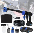 18000mAh Portable Cordless Pressure Washer,800PSI Electric Pressure Washer with Battery|Charger|6-in-1 Nozzle,33FT Drain Hose,Portable Power Washer for Car/Garden/Floor/Yards