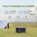 ALLPOWERS R3500 Portable Power Station, 3200W 3168Wh LiFePO4 Portable Home Battery, 0-100% in 2 Hrs, 5 AC with 30A RV Outlets, UPS Solar Generator for Outdoor Camping, RV, Home Backup