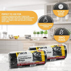 PAMI Heavy Duty 42 Gallon Construction Bags, Tear-Resistant Contractor Garbage Bags for Yard Waste Cleanup (10 Count, Black)