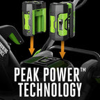 EGO Power+ 21" Electric Snow Blower, Cordless Auger-Propelled, Includes (2) 56 V 7.5Ah Batteries and Dual Port Charger - SNT2125AP