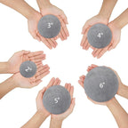 Skyflame 2" Fireplace Balls for Gas Fireplace, 25-Pack Round Ceramic Ball Set for Indoor/Outdoor Fire Pits/Fireplaces Home Decor Accessory, Gray