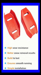 2Pcs Universal Snow Blower/Thrower Skid Shoes 02483859 for MTD John Deere Ariens Skid Plates 2459900 2483859