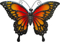 LIFFY Butterfly Wall Decor Butterfly Garden Ornaments Outdoor Indoor Metal Wall Art Decor Home Decorative Hanging Decorations for Room Yard Fence