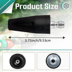 2 Pcs 2000 PSI Turbo Nozzle Pressure Washer Replacement for Greenworks 5201402, 1/4-Inch Quick Connect, Rotary Pressure Washer Nozzle