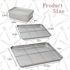 4-piece BBQ accessory set, stainless steel barbecue prep tray, portable BBQ system, 2 lidded marinade containers, suitable for outdoor grilling, easy to clean, men's BBQ gift.