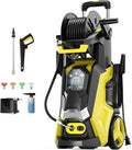 Pressure Washe Touch Screen Adjustable Pressure Power Washer with 4 Quick Connect Nozzles,Inlet Hose & Filter, Foam Cannon for Cars/Fences/Driveways Cleaning