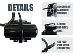 VIB50 12VDC Vibrator Vibration Motor for Salt Sand Spreader and Concrete Mixer 65Hz 50LBS