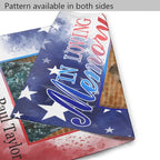 Custom Memorial Flag Personalized Garden Flag for Cemetery in Loving Memory with Photo Name Date Memory Garden Flags For Loss of Loved One Lawn Outdoor Double Sided Yard Flags (Memorial Funeral Flags 3, 12x18(in))