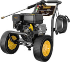 BLUBERY Gas Pressure Washer, 3600 PSI Pressure Washer，2.7 GPM Heavy Duty Power Washer, 30 feet Pressure Hose&Soap Tank,4-Stroke OHV 212cc Engine,Portable Industrial Style,Black