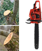 Gas Chainsaw, 2Stroke/4Stroke Gasoline Chainsaw Power Chain Saws Handheld Cordless Petrol Chainsaws For Wood Cutting Forest Felling Tree Pruning Shrub Pruning (2Stroke 20In 2200W 52CC)