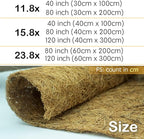 Coco Liner Roll, Yarrdfir 12x40 inch Natural Coconut Liners for Planter Flower Basket, Reptile Carpet, Natural Coconut Fiber mat, Garden Decoration, Animal pet pad