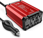 400W Power Inverter: vansoet DC 12V to AC 110V Car Inverter Plug Adapter Outlet Converter with PD 30W USB C Port and QC 18W USB Port Car Plug Adapter Outlet Inverter for Vehicles Laptop Phones Camera