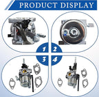 WFLNHB Carburetor Replacement for 20001171 LCT 254cc Snow Engine with Idle Down Control Replacement for Ariens 921023 921024 921030 921045 921046 921323 Snowblowers