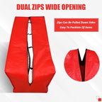 4 Pcs 66 Gallon Large Moving Bags with Zipper and Handles Foldable Storage Duffle Bags Heavy Duty Extra Large Totes for College Dorm Travel Clothes Blankets Bedding Moving (Red)