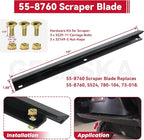 GELASKA 99-9313 Snow Blower Paddles with 55-8760 Scraper 55-9300 Belt and Hardware Kit Replaces 125-1128, 55-9250, 55-9251, 88-0771 for Toro CCR 2000, CCR 2400, CCR 2500, CCR 3000 Snowthrowers