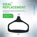 BlueStars 490-241-0002 Snowblower Starter Handle Rope Replacement Part - Compatible with Most MTD Two-Stage Snow Blowers