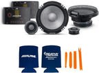 Alpine R2 Speaker Bundle -Two Pairs of R2-S652 6.5" R-Series Pro High-Resolution 2-Way Component Speakers