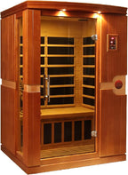 Dynamic Saunas Venice 2-Person Low EMF (Under 8 MG) FAR Infrared Sauna, Curb Side Delivery New