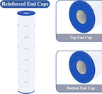 Cryspool® 07116 Filter Compatible with Jandy CL580, CV580, A0104100, R0357900, PJAN-145, C-7482, FC-0820, 145 Sq. Ft Pool Filter Cartridge, 4 Pack