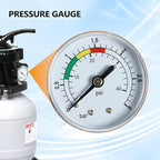 VINGLI Sand Pool Filter 10in Tank with A 1/3HP Pool Pump 115V, 24H Timer Above Ground Inground Swimming Pool Pump with Filter Basket,Max Flow Rate 2087 GPH