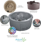 AquaLife Outback™ 5-6 Person 20-Jet Non-Lounger Hot Tub with LED Lighting and Insulated Cover