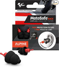 Alpine MotoSafe Race MotoGP™ - Motorcycle Ear Plugs for Wind Noise Reduction - 20dB - Ultra Soft Comfortable Motorcycle Hearing Protection - 1 Pair