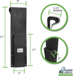 Chainsaw Scabbard - Plastic - Bucket Mounted (Inside Mount ONLY) (Unlined Black) Bucket Truck Parts Built-in Mount, Plastic Scabbard for Mounting Only on the Inside of Your Bucket