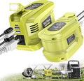 2 Packs Real 200W Power Inverter Compatible With Ryobi, VoLtTech Battery Inverter DC 18V to AC 110V Portable Phone Charger Generator Power Supply with 2 USB Ports & 1 Type-C & 1 AC Outlet (No Battery)