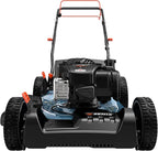 SENIX Self Propelled Gas Lawn Mower 21''- 140 cc 4-Cycle Briggs & Stratton Engine, 3-in-1 Bagging, Mulching, and Side Discharge, 6 Heights Adjustment, Gas Lawn Mower