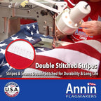 Annin Flagmakers (2740) Tough-Tex American Flag, Made in USA, 6 x 10 Feet, Polyester