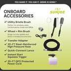 Sun Joe Electric Pressure Power Washer w/ 4 Nozzles & Foam Cannon, 2200 PSI (PWMA Certified), 1.1 GPM, 14.9-Amp Motor - Heavy-Duty Cleaning Machine for Patios, Decks, & Sidewalks, SPX3000-XT1 XTREAM