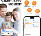 35,100BTU Swimming Pool Heat Pump, 10000 Gallon Electric Pool Heater Above and Inground Pool,WiFi App Control, Heating or Cooling Pool Heater 220V/60Hz