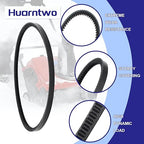 2PCS 954-04050 754-04050 Snow Thrower Auger Drive Belt for MTD(1/2" x 35")