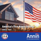 Annin Flagmakers (2730) Tough-Tex American Flag, Made in USA, 5 x 8 Feet, Polyester