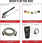 Simpson Cleaning 3600 PSI Gas Pressure Washer, 2.5 GPM Power Washer for Commercial Use, Honda GX200 Engine, 35-Foot MorFlex Hose, Aluminum Series, 49-State (ALH3425)
