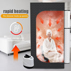 Nirvix Upgraded Portable Sauna for Home, Folding Chair, 3L High Capacity Steamer, Sauna Box for Relaxation, Detoxification, Personal Sauna Tent with Remote Control, for Indoor, Outdoor, Gym