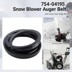 754-04195 954-04195A 1/2" x 37" Auger Drive Belt for Snow Throwers – Compatible with MTD, Troy-Bilt, Cub Cadet, Craftsman, Yard Man, Yard Machines Snow Blowers,Replaces 754-04195A 954-04195A（2/Pack）