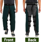 Chainsaw Chaps Apron Wrap 8-layer for Men/Women Loggers Forest Workers Protective Chain Saw Pants Adjustable