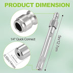 Pressure Washer Long Range Chemical Soap Nozzle, Premium Ladder Saver Shooter Tip for 1700-6000 PSI, 3-7GPM Pressure Washer, with 1/4 inches Quick Connect, Up-to 40ft