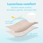 SLOOSH Inflatable Tanning Pool Lounger Float,72" x 65" Pool Floats Adult with Pillow,Luxury Fabric Large Suntan Tub Raft Floatie,Sunbathing Bed Lounge for Water Blow Up Party Gifts,Champagne